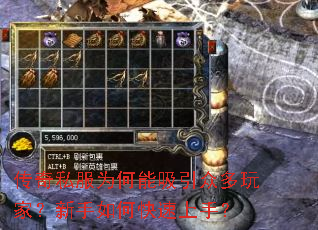 传奇私服为何能吸引众多玩家?新手如何快速上手? 传奇私服为何能吸引众多玩家?新手如何快速上手?