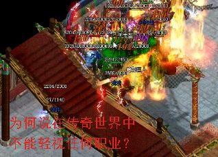 为何说在传奇世界中不能轻视任何职业? 为何说在传奇世界中不能轻视任何职业?