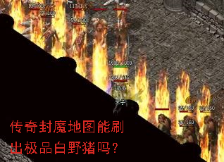 传奇封魔地图能刷出极品白野猪吗? 传奇封魔地图能刷出极品白野猪吗?
