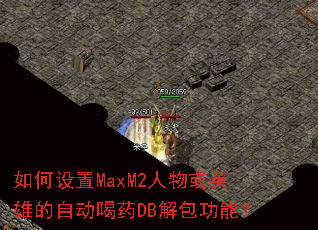 如何设置MaxM2人物或英雄的自动喝药DB解包功能? 如何设置MaxM2人物或英雄的自动喝药DB解包功能?