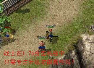 战士在1.76合击私服中只需专注升级防御属性吗? 战士在1.76合击私服中只需专注升级防御属性吗?