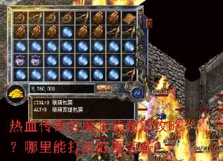 ��Ѫ�����ħ��װ��ȡ���ԣ������ܴ򵽺�ħװ����