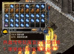 ��Ѫ�����ħ��װ��ȡ���ԣ������ܴ򵽺�ħװ����