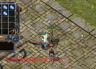 传奇游戏中有哪些升级方法? 传奇游戏中有哪些升级方法?