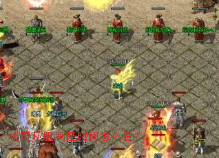 传奇私服刷怪时间怎么看? 传奇私服刷怪时间怎么看?