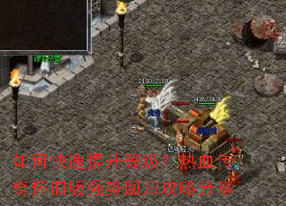 如何快速提升等级?热血传奇怀旧版强势回归攻略分享 如何快速提升等级?热血传奇怀旧版强势回归攻略分享