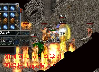 �����hero����ѧϰ�ļ�����npc�ű���