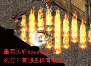 ��ڤ����boss������ô������Щϡ�е��䣿