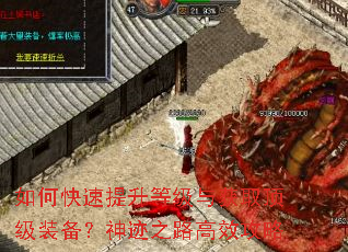 如何快速提升等级与获取顶级装备?神迹之路高效攻略 如何快速提升等级与获取顶级装备?神迹之路高效攻略