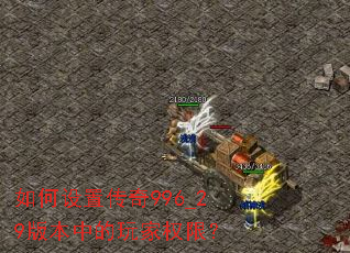 如何设置传奇996_29版本中的玩家权限? 如何设置传奇996_29版本中的玩家权限?