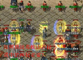 如何挑战毒蛇山谷秘境中的神秘老者? 如何挑战毒蛇山谷秘境中的神秘老者?