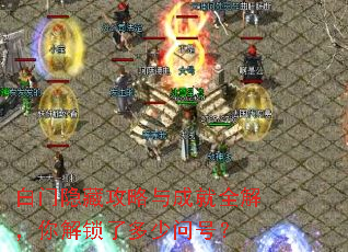 白门隐藏攻略与成就全解,你解锁了多少问号? 白门隐藏攻略与成就全解,你解锁了多少问号?